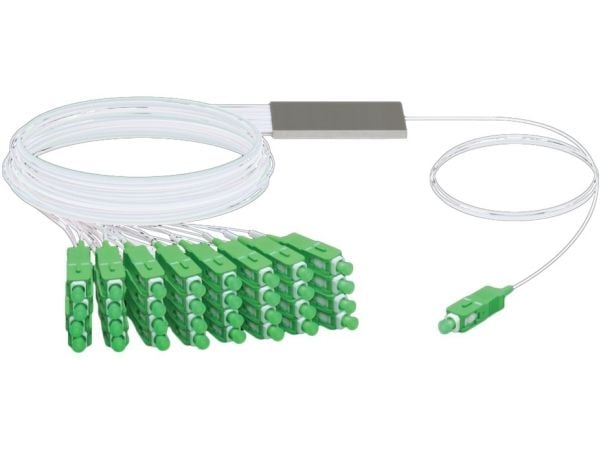 Ubiquiti UFiber - Nettverksplitter - SC/APC (hann) til SC/APC (hann) - 1.5 m - fiberoptisk - G.657.A1