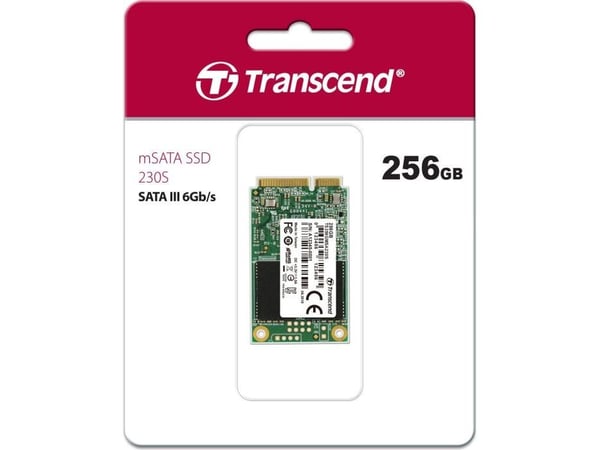 Transcend 230S - SSD - 256 GB - intern - mSATA - SATA 6Gb/s