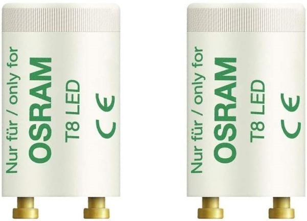 SubstiTUBE-sytytin T8-LED-putkille (2 kpl:n sarja)