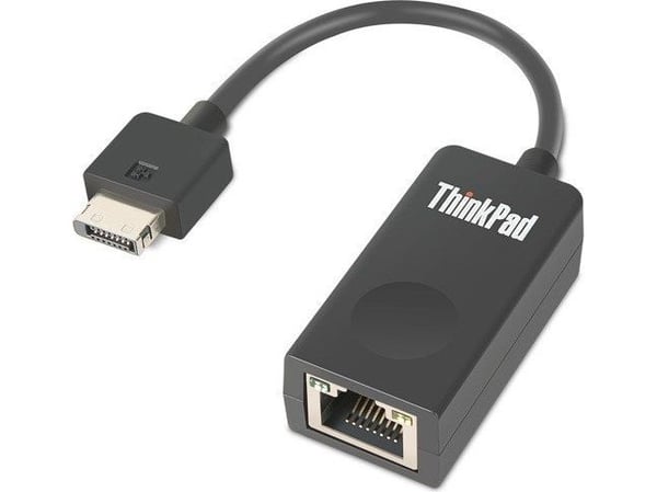 Lenovo ThinkPad Ethernet Extension Adapter Gen 2 - Nätverksadapterkabel - RJ-45 (hona) till Lenovo Ethernet förlängningssladd (hane) - 8 cm - för T...