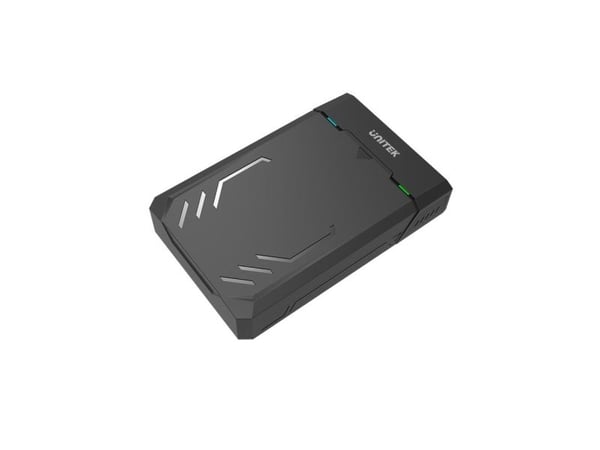 UNITEK Y-3035, HDD/SSD-kabinett, 2.5/3.5", SATA, Serial ATA II, Serial ATA III, 6 Gbit/s, USB-tilkobling, Svart