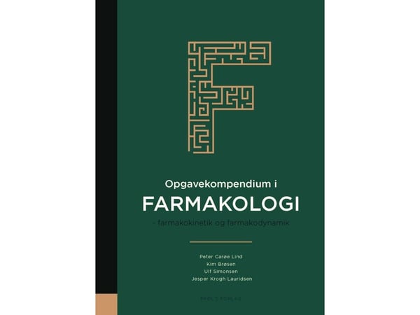 Farmakologian tehtäväkokonaisuus | Peter Carøe Lind, Kim Brøsen, Ulf Simonsen ja Jesper Krogh Lauridsen | Kieli: Tanska