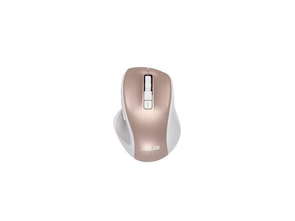 ASUS MW202 - Mus - optisk - 6 knapper - trådløs - 2.4 GHz - USB trådløs mottaker - rosagull