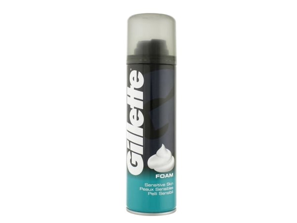 Gillette Classic Sensitive, Barbering mousse, Menn, Sensitiv Hud, 200 ml, 1 stykker