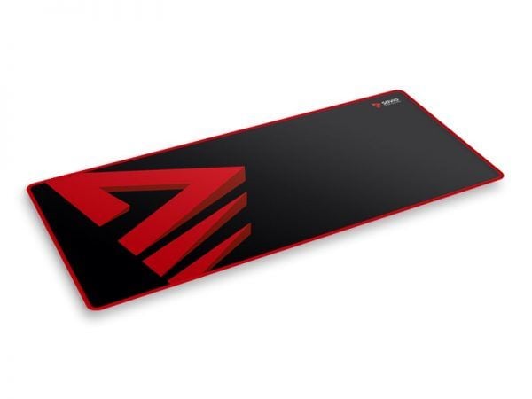 Savio Turbo Dynamic XL, Sort, Rød, Bilde, Stoff, Gummi, Antiskliunderlag, Musematte til gaming