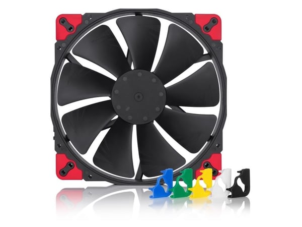 Noctua NF-A20 PWM chromax.black.swap - Kabinettvifte - 200 mm - svart
