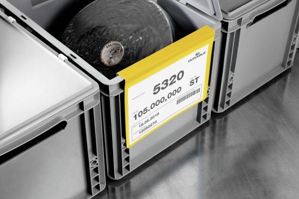 Durable 172304, Keltainen, A4, 317 mm, 321 mm, 50 kpl