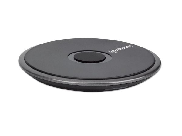 Manhattan 102186, Innendørs, USB, Trådløs lading, 1,5 m, Sort