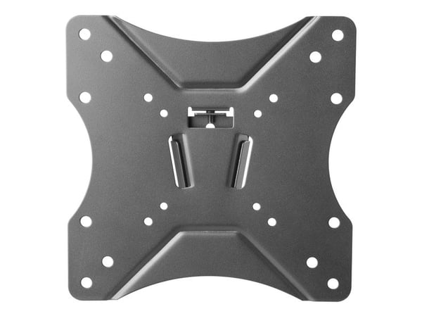 DELTACO Office ARM-0101 - Brakett - Ultra-Slim - for LCD-skjerm - svart - skjermstørrelse: 23"-42" - veggmonterbar