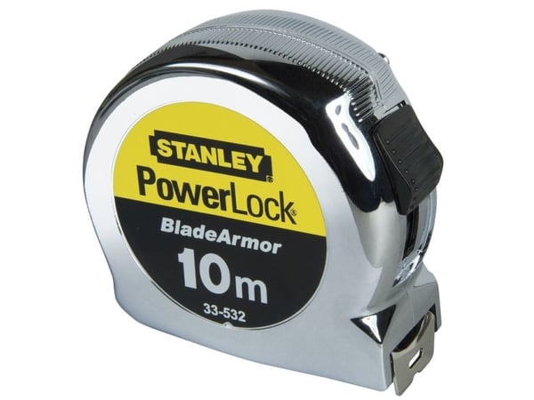 STANLEY 10m/25mm MICRO POWERLOCK rullattu mittanauha