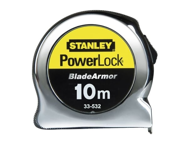 STANLEY 10m/25mm MICRO POWERLOCK rullattu mittanauha