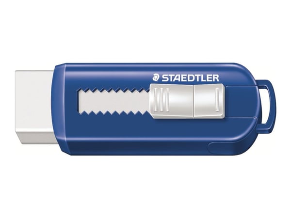 STAEDTLER - pyyhekumit - valkoinen - sininen kotelo
