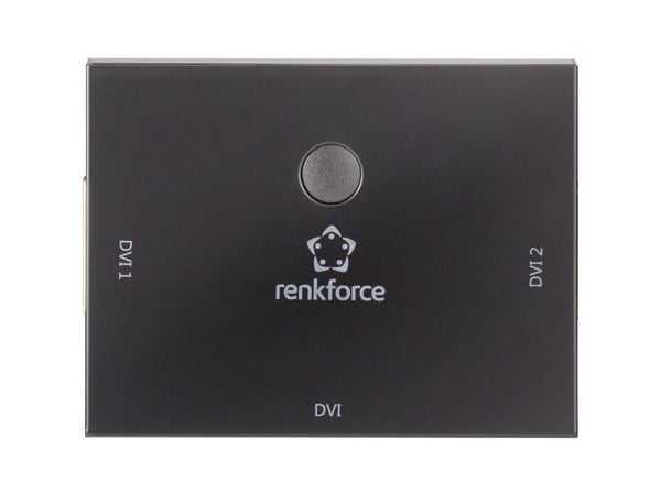 Renkforce RF-3795620, DVI, 1920 x 1080 piksler, Svart, Metall, 60 Hz, 165 MHz