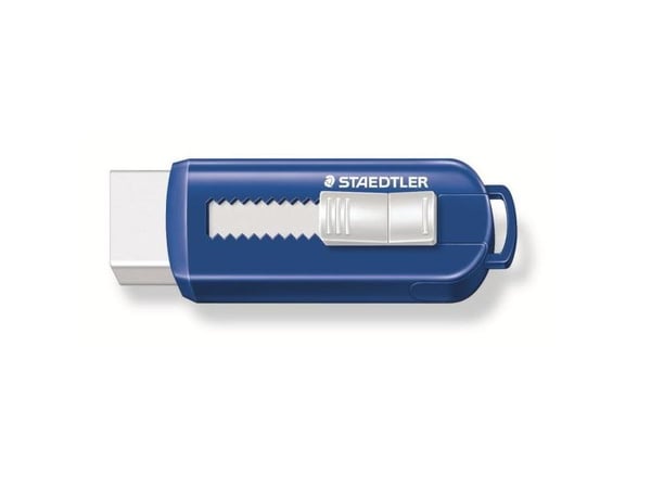 STAEDTLER - pyyhekumit - valkoinen - sininen kotelo