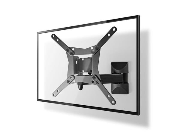 Nedis TVWM31BK - Brakett - full bevegelse - for TV - stål - svart - skjermstørrelse: 10"-32" - veggmonterbar