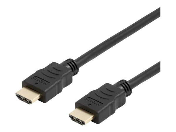 DELTACO flex HDMI-kaapeli, 4K UltraHD 30Hz, 5m, musta HDMI-1050D-FLEX