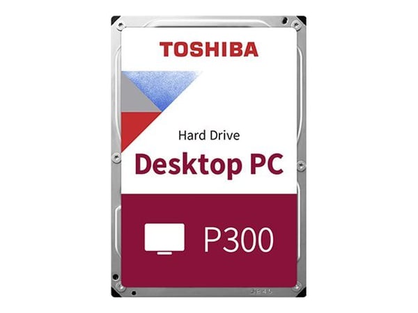 Toshiba P300 stasjonær PC - Harddisk - 6 TB - intern - 3,5" - SATA 6 Gb/s - 5400 rpm - buffer: 128 MB