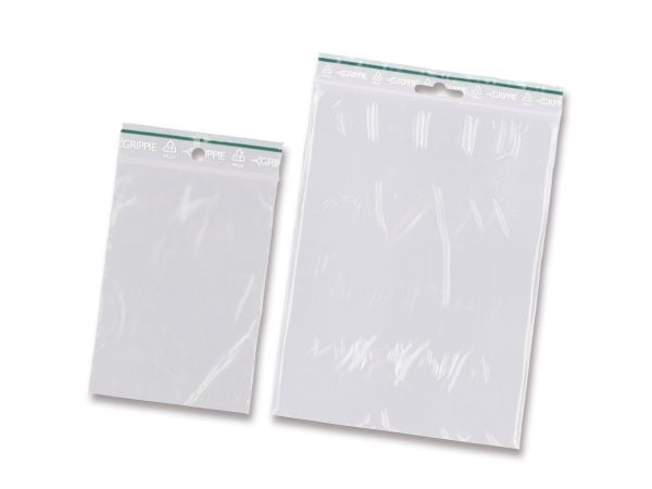 Lynlåsposer Grippie Green 100x150 mm - (100 stk.)