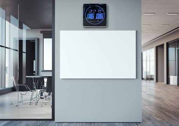 UNI LED FLO-CLOCK svart