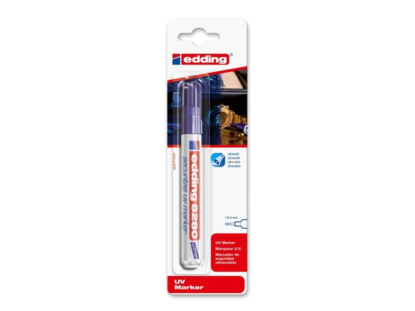 Marker Edding® 8280 klar UV - usynlig mærkning/tyverisikring