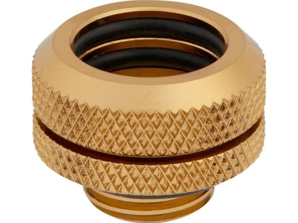 CORSAIR Hydro X Series XF Hardline 14mm OD Fitting - Armatur for væskekjølesystem - gull (en pakke 4)