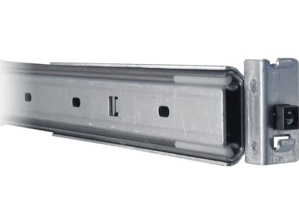Inter-Tech - Utdragbara skenor för rack - grå - 2U