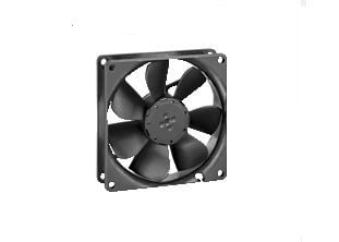 ebm-papst 3412 NGH, Fan, 9,2 cm, 3000 RPM, 94 m³/h, Svart