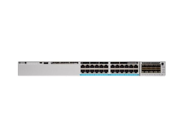 Cisco C9300L-24T-4G-A, Hallittu, L2/L3, Gigabit Ethernet (10/100/1000), Täysin kaksipuolinen, Telineasennus