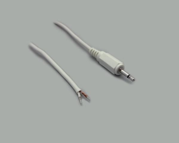 BKL Electronic 1101148, 3.5mm, Uros, Uros, Kupari, 1,8 m, Valkoinen