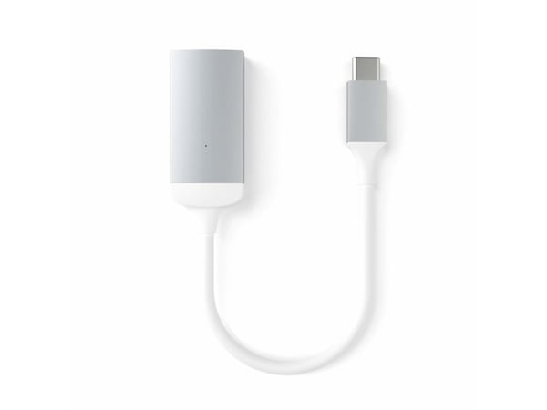 Satechi ST-TCVGAS - Videoadapteri - HD-15 (VGA) hun til USB-C han - 20,3 cm - sølv - 1080p-tuki