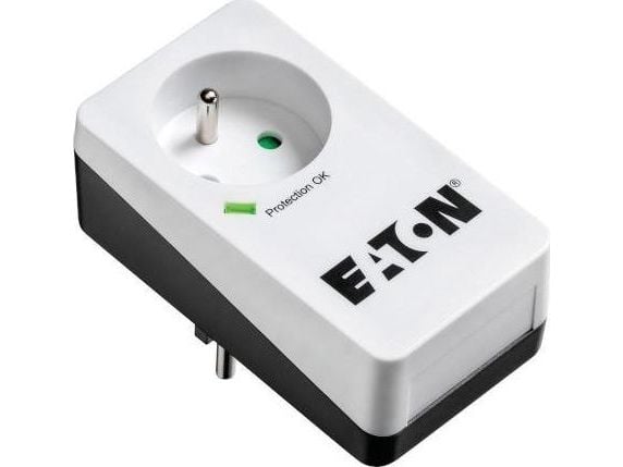 Eaton Protection Box - Overspenningsavleder - AC 220-250 V - 4000 watt - utgangskontakter: 1 - hvit