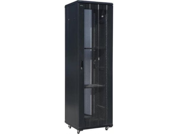 ALANTEC - Rack - svart, RAL 9004 - 42U - 19"