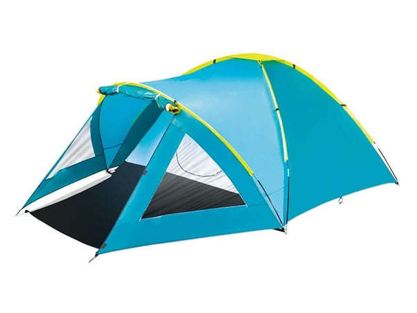 Bestway 68090, Kuppeltelt, 3 person(er), Myggnett, Ventilasjon, Vanntette sømmer, Blå