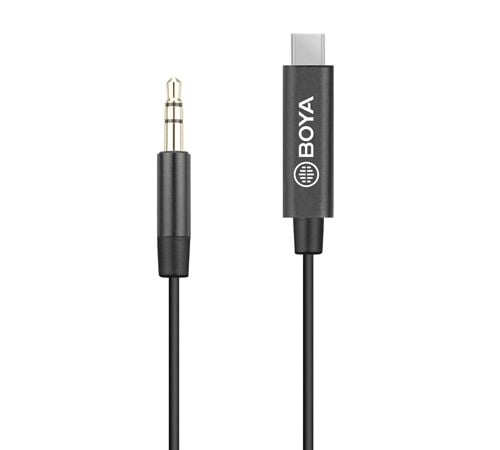BOYA BY-K2, Musta, USB A, 3.5mm, Uros, Uros, Suora