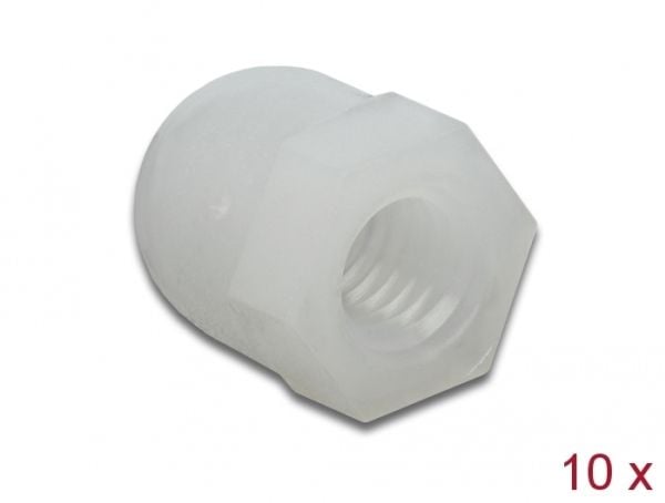 Delock - Beskyttelseshette - 1.19 cm - naturlig (en pakke 10)
