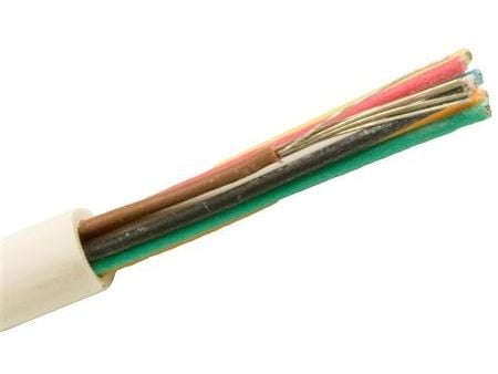 NEXANS hälytyskaapeli, halogeenifri1x8x0.22mm2 FQQXB hvidring, kaapelin halkaisija 4.8mm - (100 metriä)