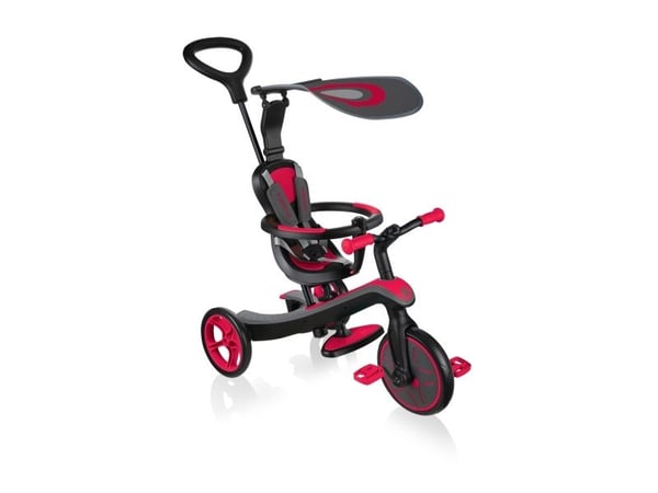 Globber Explorer Trike 4in1, Lapset, Potkulauta, Ei sukupuolirajoitusta, Asvaltti, 3 renkaita, 1 vuosi/vuosia