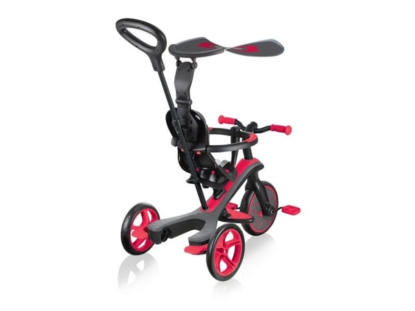 Globber Explorer Trike 4in1, Barn, Sparkesykkel, Alle kjønn, Asfalt, 3 hjul, 1 år