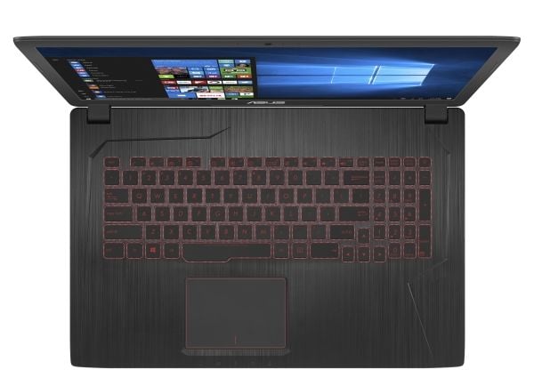 ASUS FX753VD, Kabinett + tastatur, Nordisk, ASUS, FX753VD