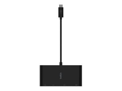 Belkin - Moniporttisovitin - USB-C - VGA, HDMI - GigE