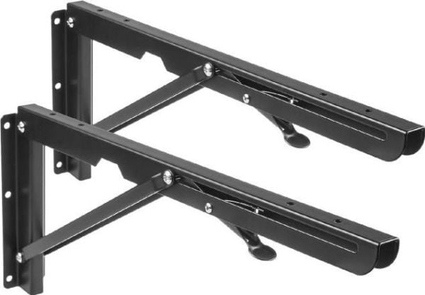 Maclean Brackets MC-876 - Shelf bracket set - svart