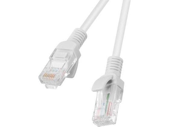 Lanberg - Koblingskabel - RJ-45 (hann) til RJ-45 (hann) - UTP - CAT 6 - formstøpt, uten hindringer, flertrådet - grå, RAL 7035