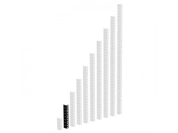 adam hall 61535B4, Rackskinne, Stål, Svart, 102 g