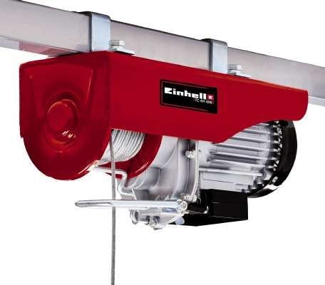 Einhell TC-EH 600, Elektrisk vinsj, 18 m, 300 kg, 600 kg, 18 m, 9 m