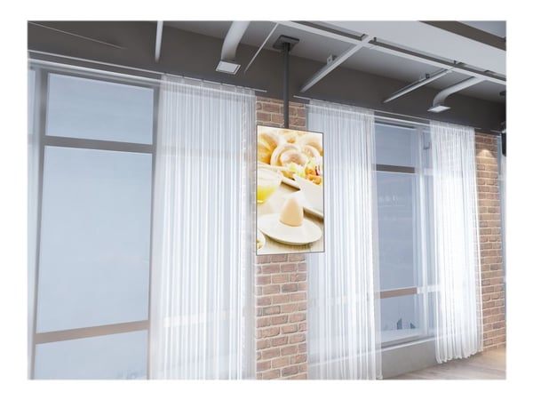 Multibrackets M Pro Series MBC1U - Fäste - för LCD-display - plast, aluminium, stål - svart - skärmstorlek: 32"-65" - takmonterbar