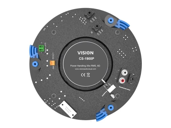 Vision CS-1900P - Høyttalere - trådløs - Bluetooth - 35 watt - toveis - koaksial - hvit (grillfarge - hvit)