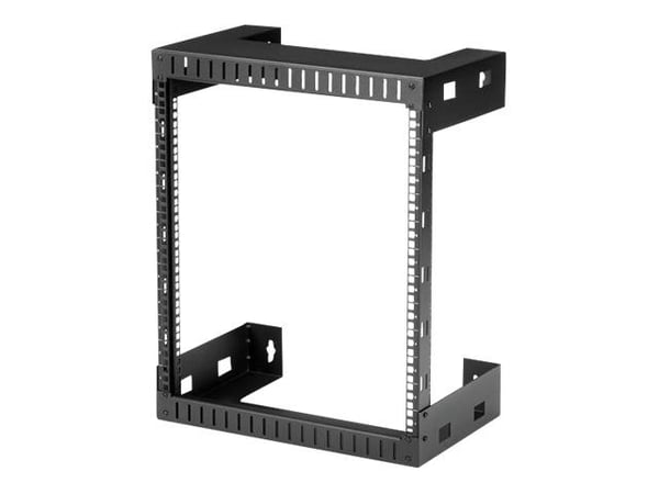 StarTech.com 12U 19" Wall Mount Network Rack - 12" Deep 2 Post Open Frame Server Room Rack for Data/AV/IT/Computer Equipment/Patch Panel with Cage ...