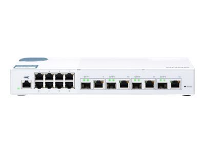 QNAP QSW-M408-4C, Hallittu, L2, Gigabit Ethernet (10/100/1000), Täysin kaksipuolinen