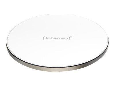 Intenso WA1 - Trådløs ladepute + AC-strømadapter - 10 watt - 2 A - QC 3.0 - hvit