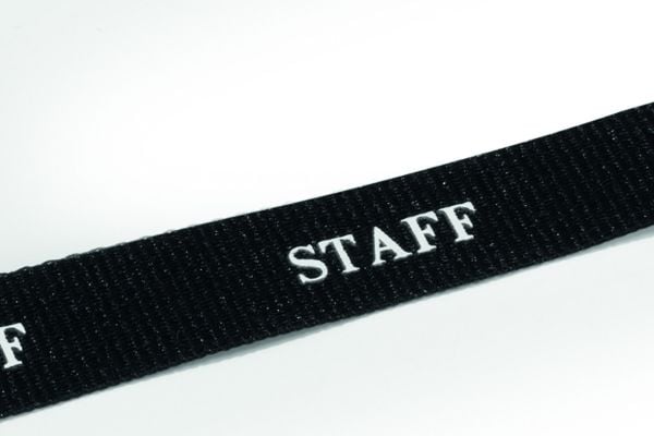 Slitesterk Textilband 20 Staff Lengde 440 mm schwarz
